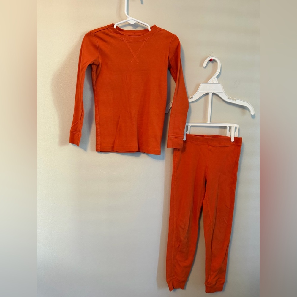 Primary Orange Pajama Set